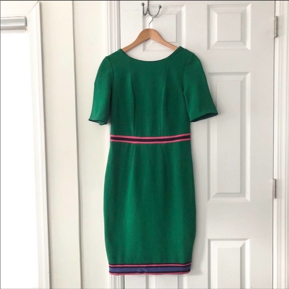 Boden Green Kaia Ottoman Sheath Dress 8R - Picture 2 of 6